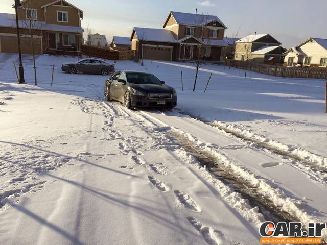 رانندگی در برف و یخ با خودروی دیفرانسیل جلو 