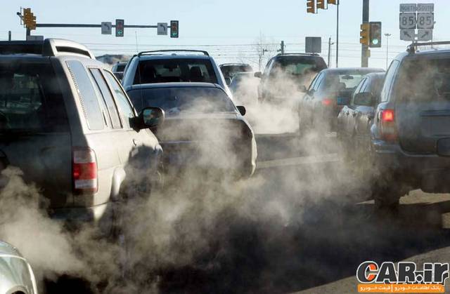  مقایسه میزان آلودگی ناشی از خودرو در سرعت های مختلف 