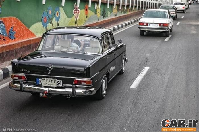  رژه خودروهای کلاسیک در تبریز 