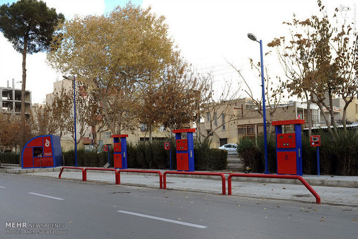  تصاویری از یک پمپ بنزین متفاوت در اصفهان 