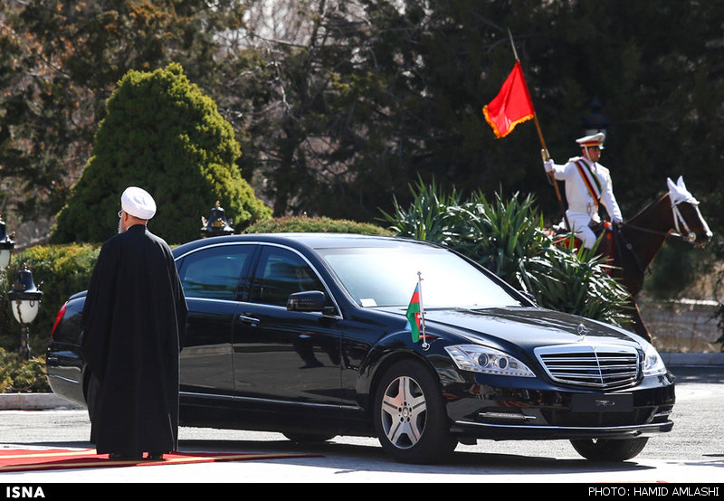  خودروی رئیس جمهور آذربایجان در تهران 
