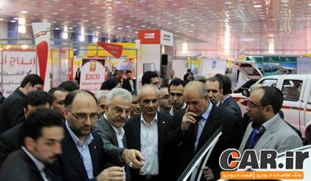  حضور محصولات سایپا در نمایشگاه بغداد 