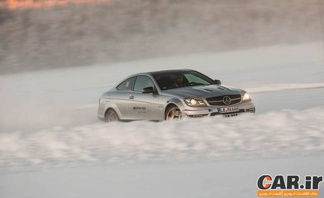  آکادمی رانندگی زمستانی مرسدس بنز در سوئد 