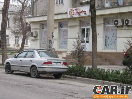  سمند در نقش خودروی تاکسی در تاجیکستان 